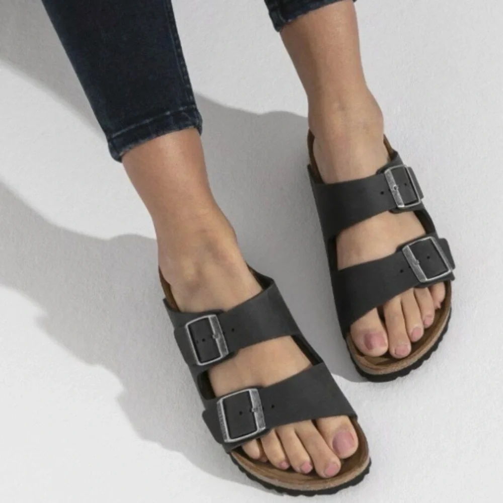 Birkenstock Arizona Soft Footbed. Oiled Leather Black. Unisex. EU 41 - Picture 10 of 12